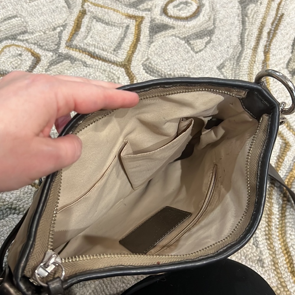 💕Coach metallic gold bronze jacquard medium crossbody bag💕 - Picture 7 of 12